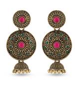 Traditional Indian Design Round Shape Jhumka Earrings