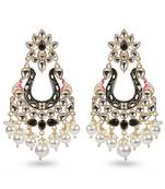Traditional Chandbali Long Earrings Alloy Zinc Chandbali Earring