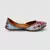 Light Blue Floral Digital Print Jutti 