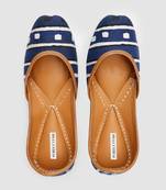 Indigo Printed Jutti