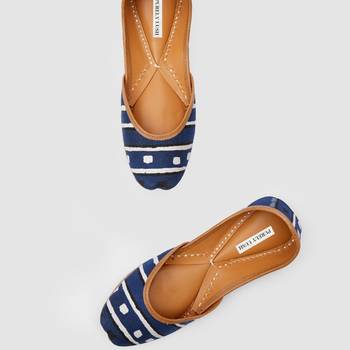 Indigo Printed Jutti 5