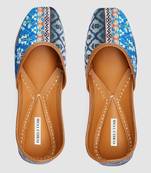 Abstract Digital Print Women Jaipuri Jutti