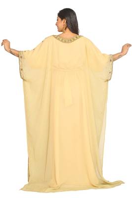 SALE New Moroccan Dubai Kaftans Farasha Abaya Dress Very Fancy Long Gown BF 21 4