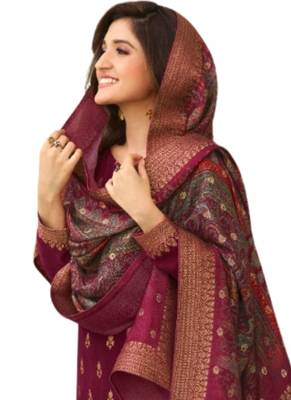 Pink karanchi pashmina salwar 2