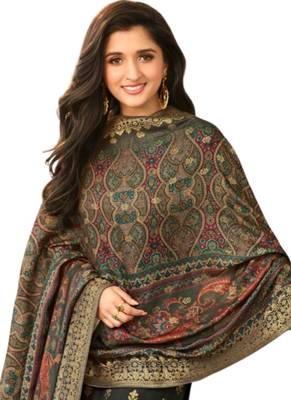 Grey karanchi pashmina salwar 2