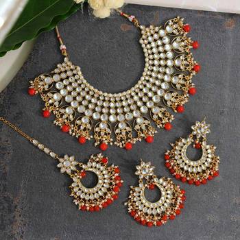 Orange necklace-sets 1