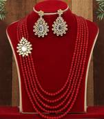 Red necklace-sets