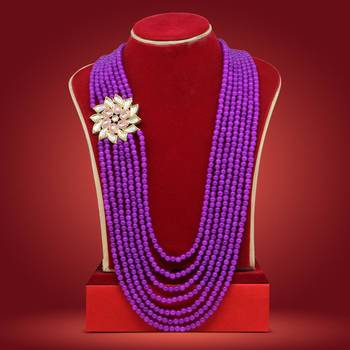 Purple necklaces 1
