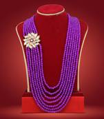 Purple necklaces