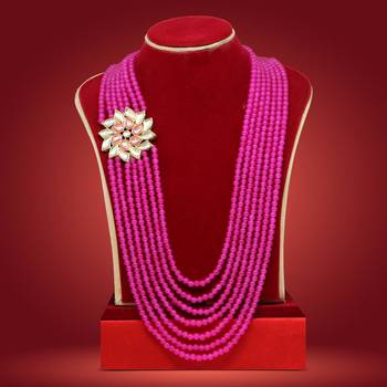 Pink necklaces 1
