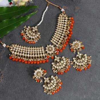 Orange necklace-sets 1