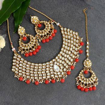 Orange necklace-sets 1