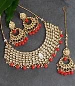 Orange necklace-sets