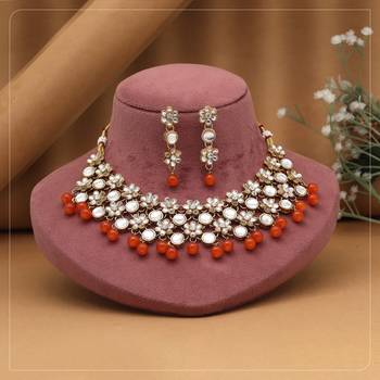 Orange necklace-sets 1