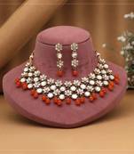 Orange necklace-sets