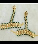 Yellow haath-phool-hath-panja