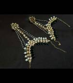 Yellow haath-phool-hath-panja