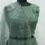 charming Pista Green Thread and Sequins Embroidered Georgette Semi Stitched Party wear Lehenga
