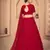 Captivating Red Thread and Sequins Embroidered Georgette Semi Stitched wedding Lehenga