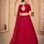 Captivating Red Thread and Sequins Embroidered Georgette Semi Stitched wedding Lehenga