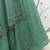 charming Pista Green Thread and Sequins Embroidered Georgette Semi Stitched Party wear Lehenga