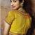 Purple thread embroidery jacquard semi stitched lehenga