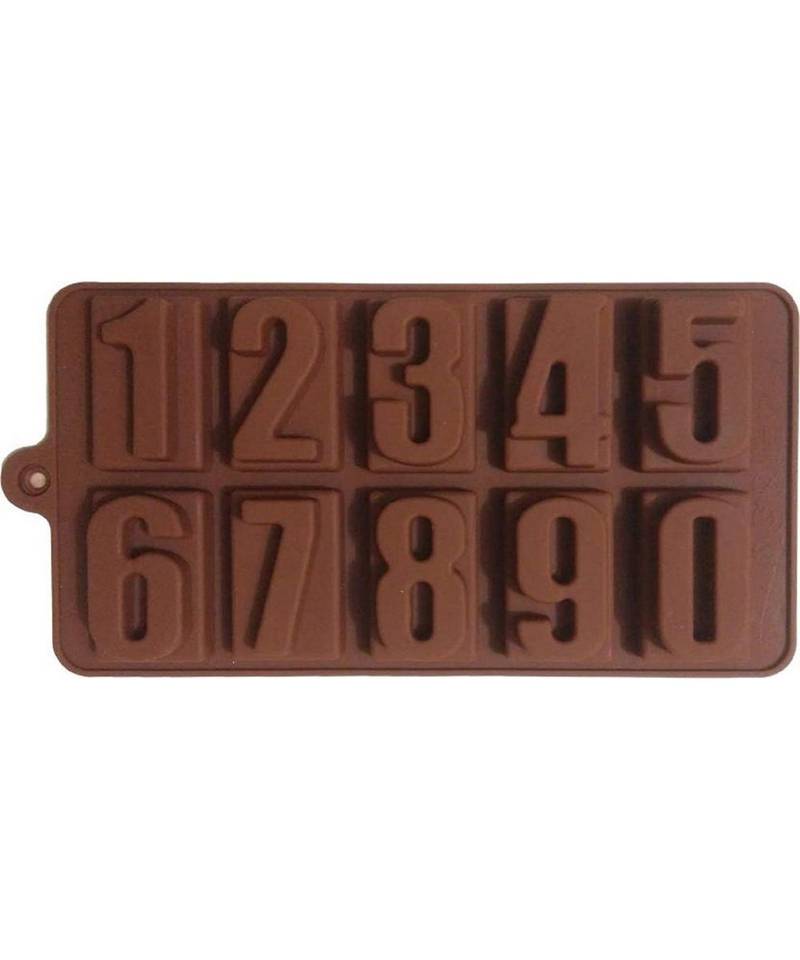 Silicone Chocolate Mould Numeric Chocolates Candy Mold Ice Cube Tray