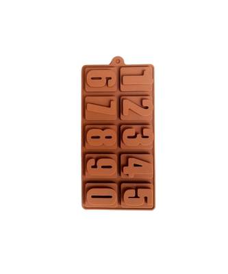 Silicone Chocolate Mould Numeric Chocolates Candy Mold Ice Cube Tray 5