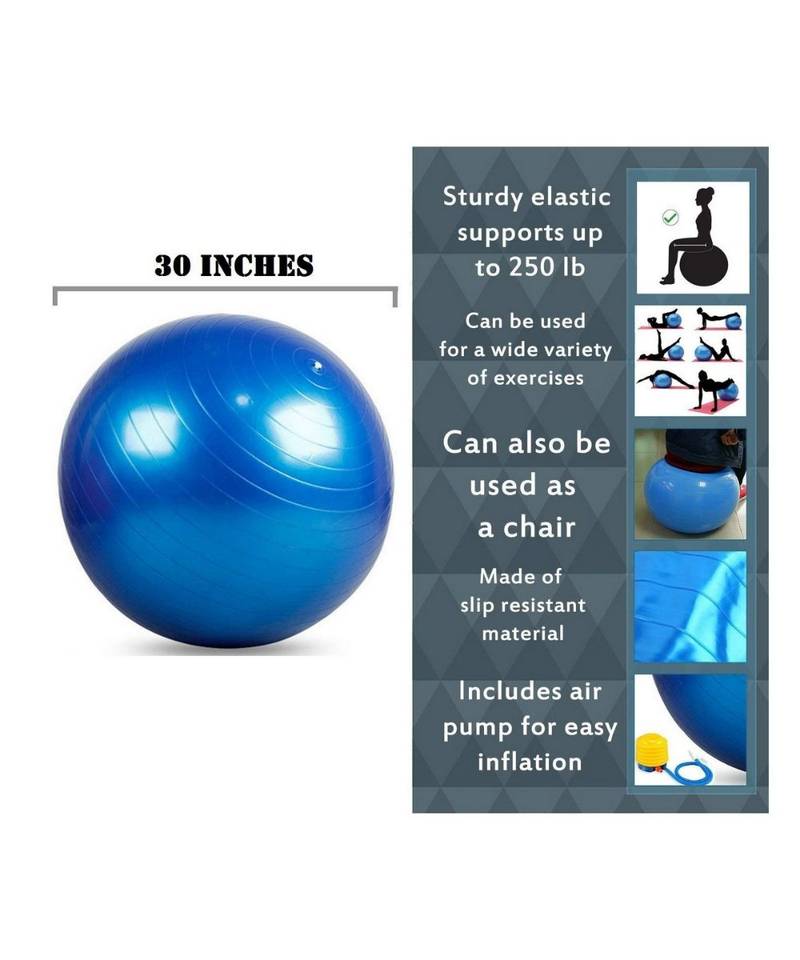 Exercise Gym Ball 75cm with Pump