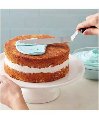 Combo of Stainless Steel Cake Baking Kitchen Pastry Cake Decoration Tools (Black) (Set of 3) 5
