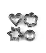 Stainless Steel Cookie Cutter With 4 Different Shapes (Set of 12)