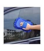 Microfiber Car Cleaning Sponge Brush Wash and Dry Cleaning Duster (Multicolor)