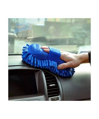 Microfiber Car Cleaning Sponge Brush Wash and Dry Cleaning Duster (Multicolor) 6