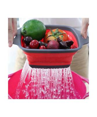 Drain Basket Vegetable Fruits Washing Strainer Space Saving Vegetable Basket 4