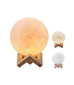 7 Multi Colors Moon Night Light Changing Touch Sensor Moon Light With Wooden Stand Night Lamp