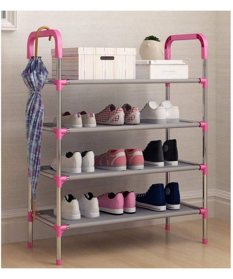 Shoe Rack Organizer 4 Layer Cabinet Multipurpose Stand