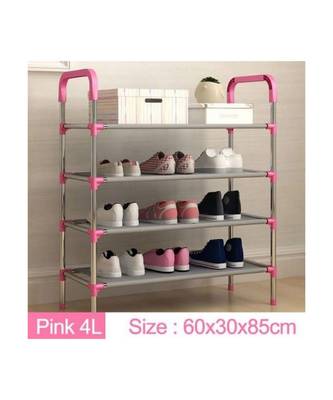 Shoe Rack Organizer 4 Layer Cabinet Multipurpose Stand 6