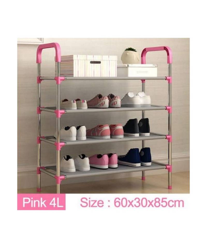 Shoe Rack Organizer 4 Layer Cabinet Multipurpose Stand