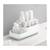 5 Compartment Kitchen And Bathroom Caddy Storage Holder Stand Organizer