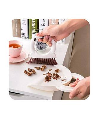 Plastic Cleaning Broom Brush and Dustpan Set Desktop Broom Sweep Cleaning Brush 6