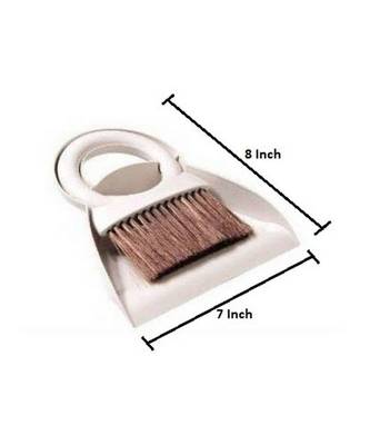 Plastic Cleaning Broom Brush and Dustpan Set Desktop Broom Sweep Cleaning Brush 7
