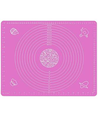 Silicon Roti Mat Pastry Fondant Dough Roti Chapati Rolling Baking Sheet Mat With Measurements 50 x 40 cm (Multicolor) 3