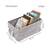 Eco Friendly Clothes Storage Bin Foldable Storage Basket Bins Organizer  Set of 3 (Grey)