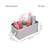 Eco Friendly Clothes Storage Bin Foldable Storage Basket Bins Organizer  Set of 3 (Grey)