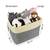 foldable Storage Basket Bin Organizer Set for Wardrobe Clothes Dress Books And Toys   Set of 3