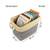 foldable Storage Basket Bin Organizer Set for Wardrobe Clothes Dress Books And Toys   Set of 3