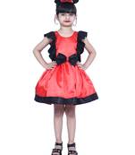 Black plain polyester kids-girl-gowns