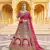Stunning Pink Heavy Hand Work & Embroidered Velvet Bridal Lehenga