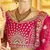 Stunning Pink Heavy Hand Work & Embroidered Velvet Bridal Lehenga
