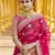 Stunning Pink Heavy Hand Work & Embroidered Velvet Bridal Lehenga